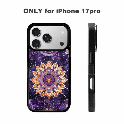 iPhone 17 Pro Case — Small Mandala Pattern Randomly Varying Floral, Custom Phone Case