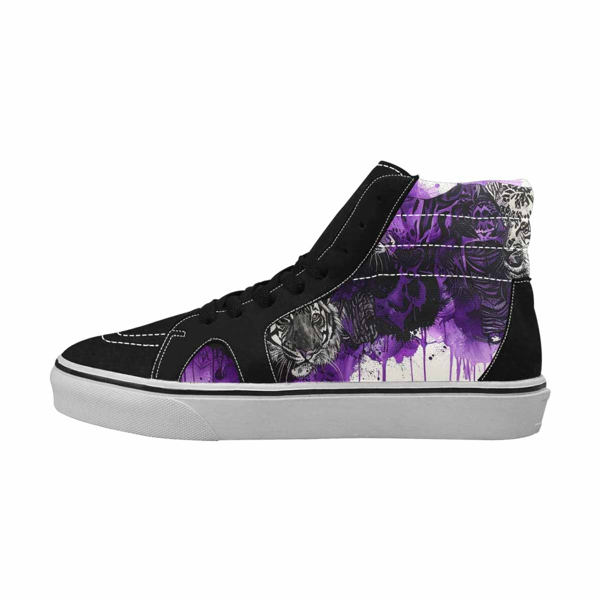 MEN'S Animal Print High Top Canvas Grunge Shoes