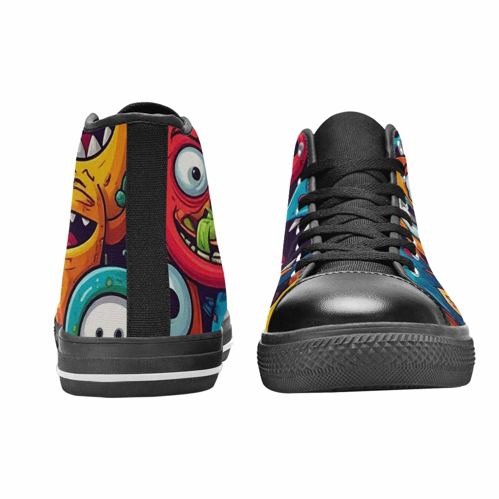 MEN'S Cartoon Monster Character High Top Canvas Dreamcore Custom Shoes