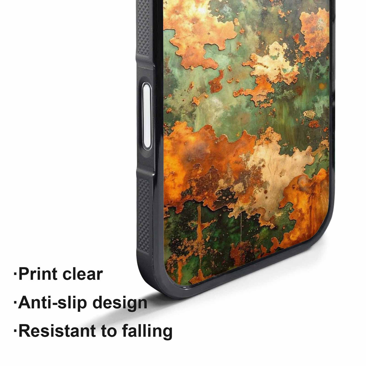 iPhone 17 Pro Case — Seamless Tileable Pattern Of Overlapping Camo, Customized Protective Case