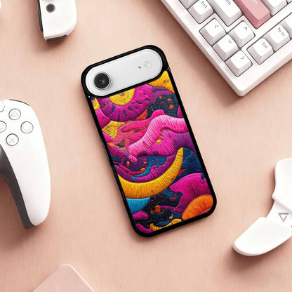 iPhone 17 Air Case — Vivid Camo Pansexual Pride Camo, Personalized Phone Case