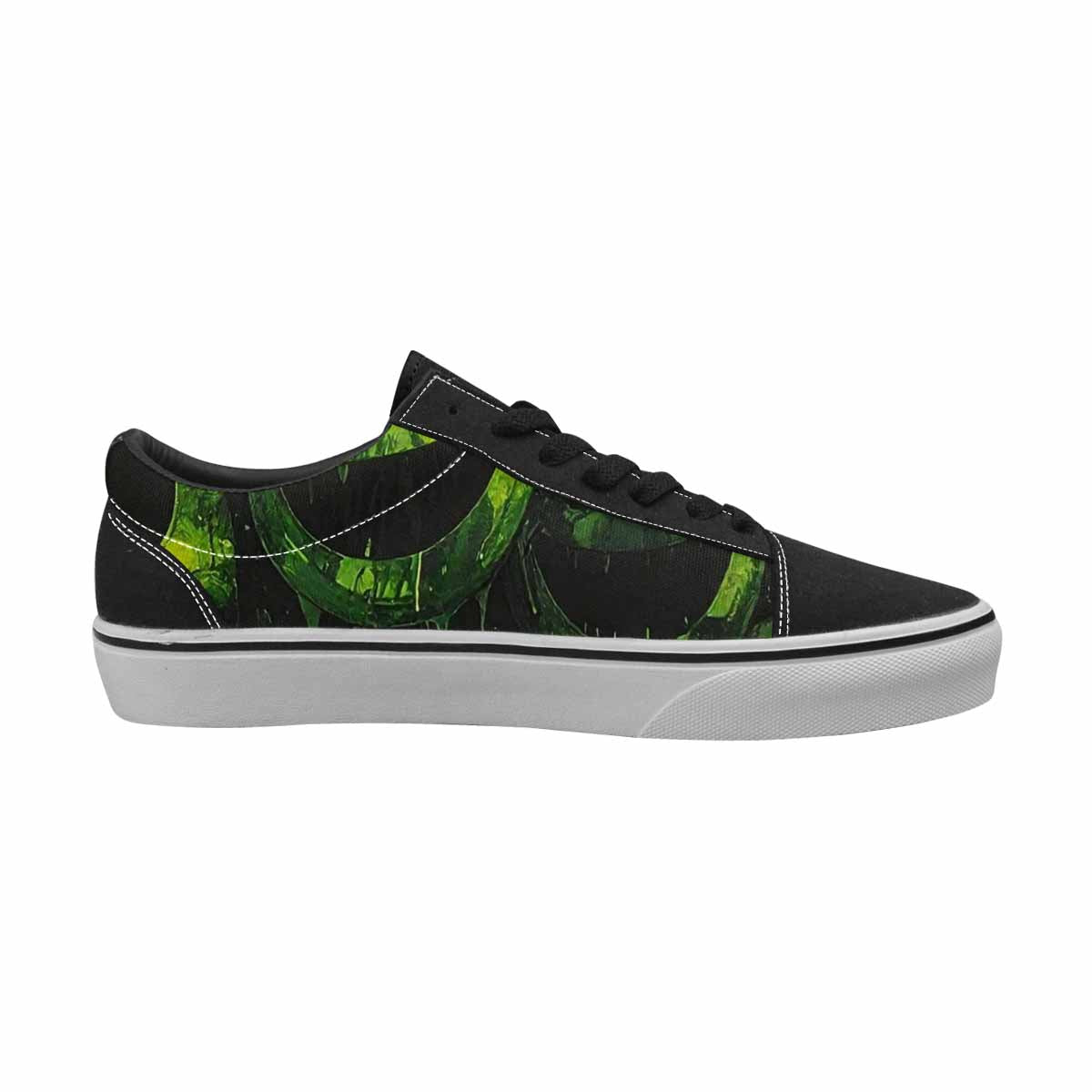 WOMEN'S Melting Moon Smiley Lace-Up Canvas Cottagecore Sneakers
