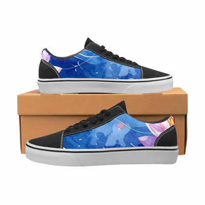 MEN'S Water Lilies Impressionist Canvas Lace-Up Dreamcore Custom Shoes