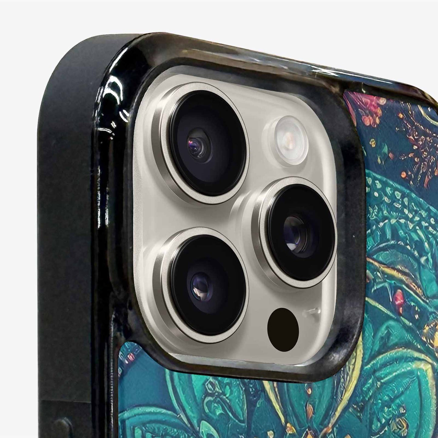 iPhone 16 Pro Case — Paisley Mandala, Custom Art Phone Cover