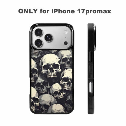 iPhone 17 Pro Max Case — Skull Dark Art Gothic Print Gothic, Custom Designed Case Cover