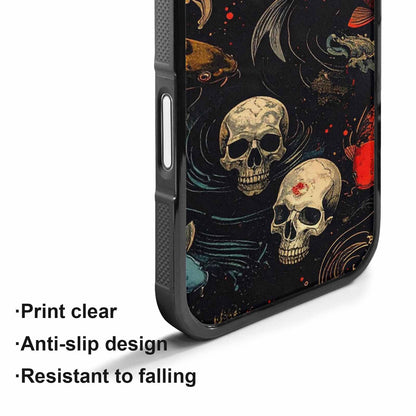 iPhone 17 Case — Skull Dark Art Gothic Print Gothic, Unique Phone Case Design