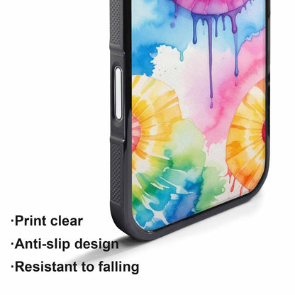 iPhone 17 Air Case — Dripping Tie Dye Spiral Custom Tie, Custom Designed Case Cover