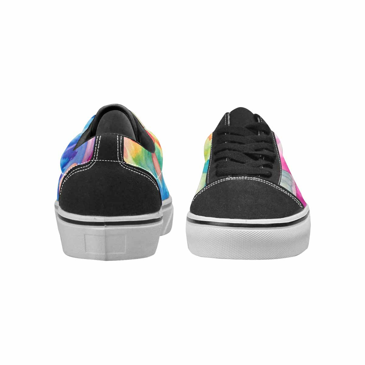 WOMEN'S Mushrooms  Tie Dye Lace-Up Canvas Cottagecore Sneakers