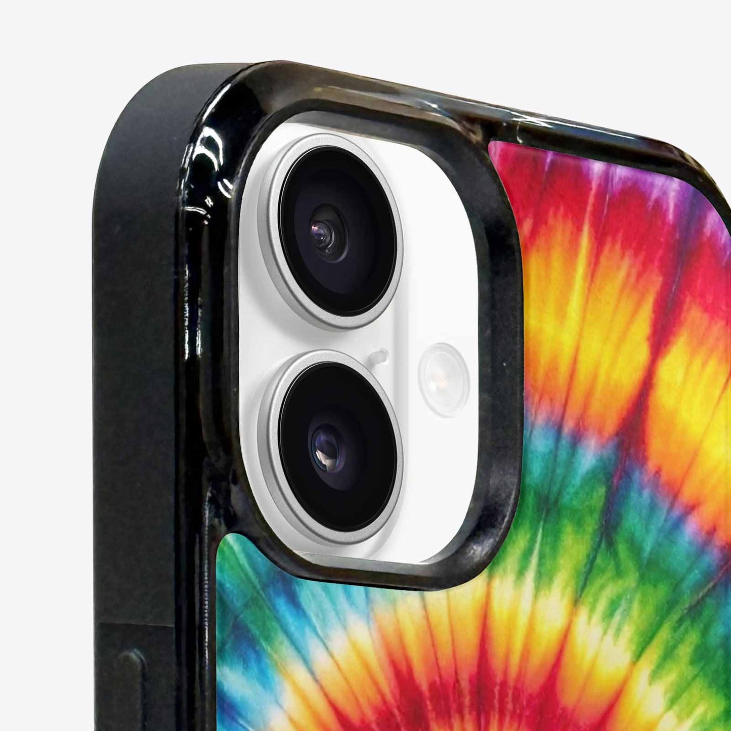 iPhone 16 Case — Rainbow Spiral Tie Dye Alt, Custom Print Case Cover