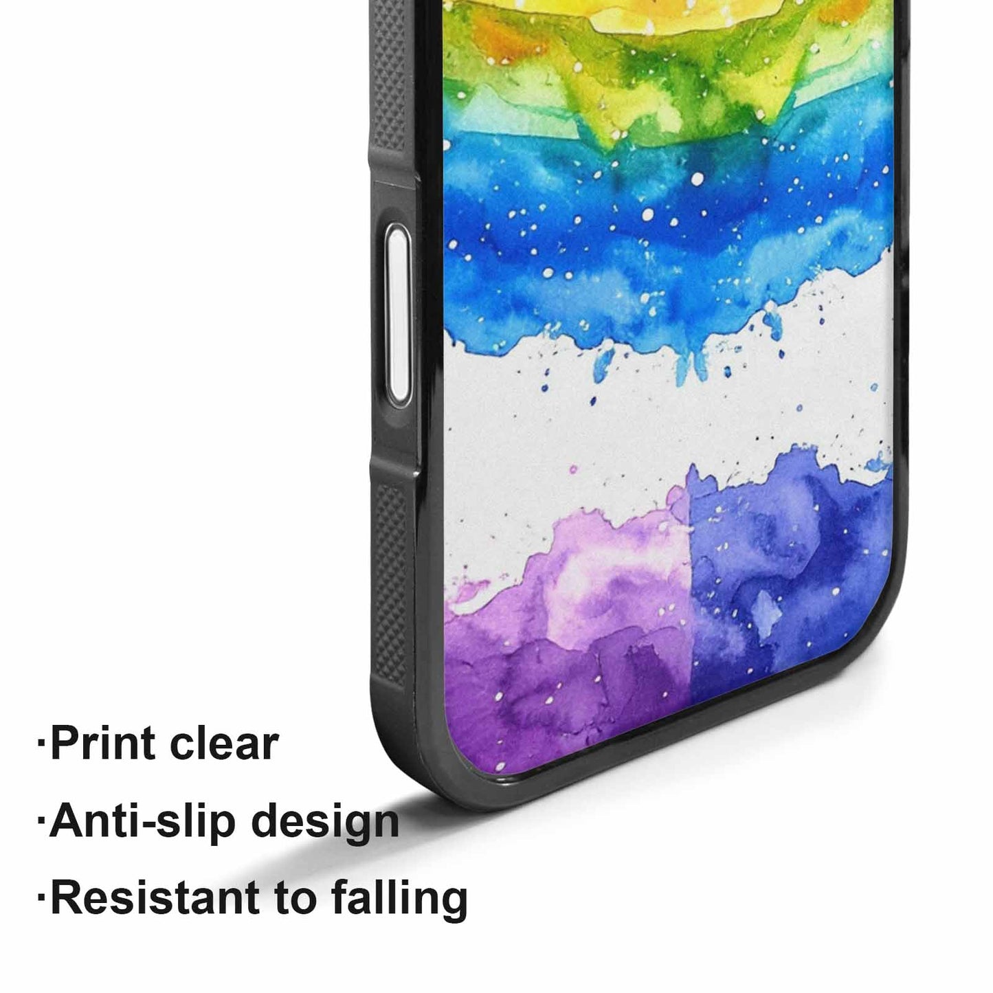 iPhone 17 Case — Watercolor Splash Abstract Pattern, Watercolor Abstract, Custom Designed Case Cover