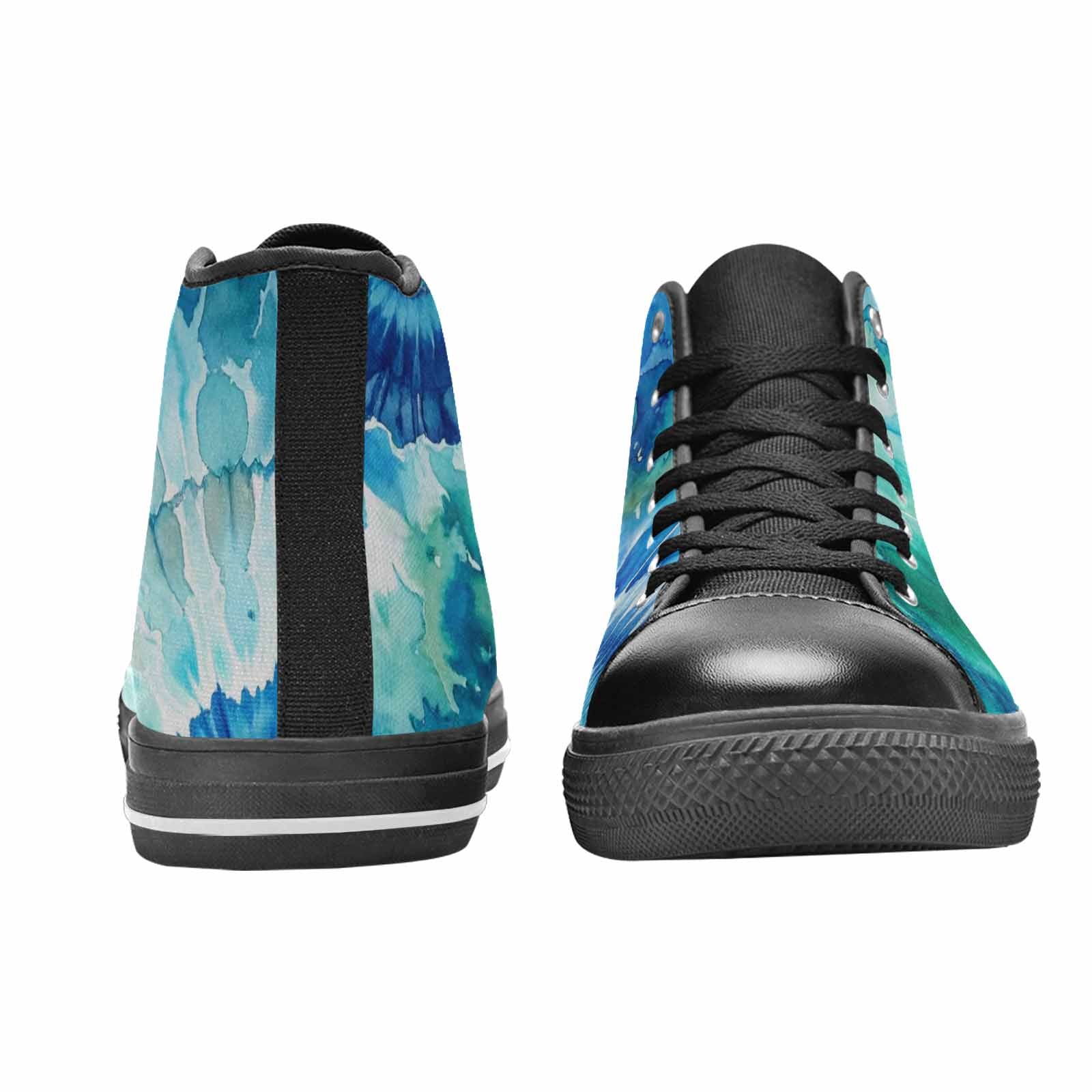 WOMEN'S Tie Dye - High Top Canvas Vibrant Chaos Shoes