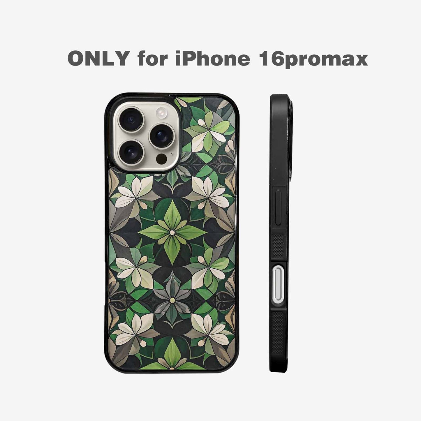 iPhone 16 Pro Max Case — Aromantic Flag Color Theme Small Rainbow, Customized Protective Case