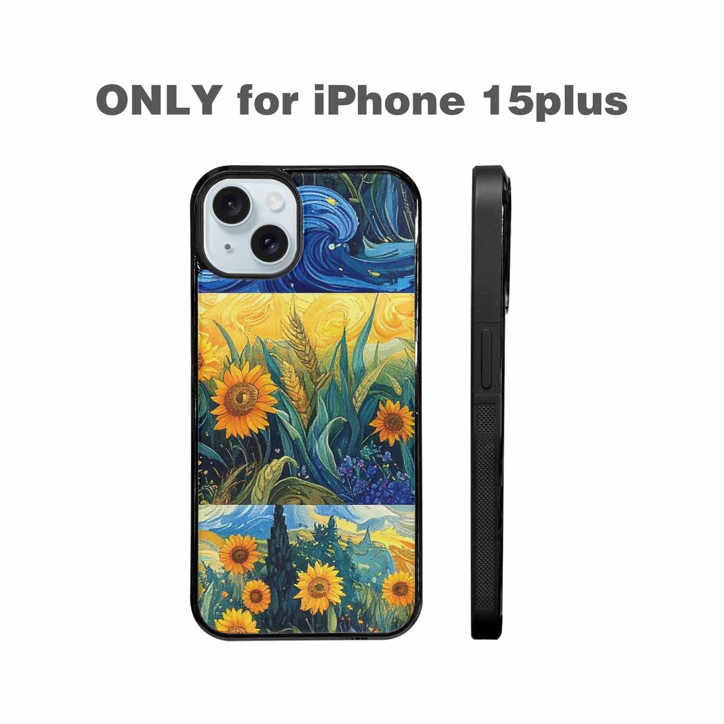 iPhone 15 Plus Case — Blend All Versions Together Melting Together, Custom Printed Phone Case