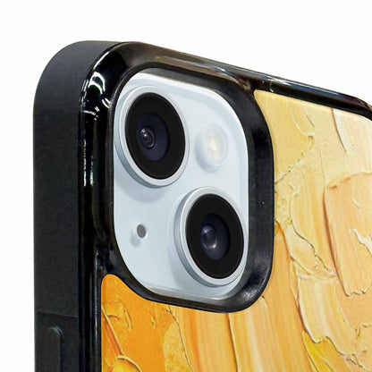 iPhone 15 Plus Case — Impressionist Sunflower Brushstroke Pattern Hundreds Of, Custom Phone Case