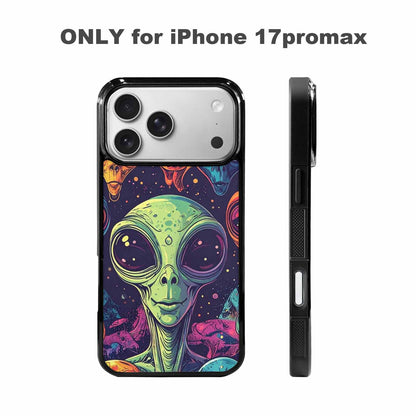 iPhone 17 Pro Max Case — Alien Ufo Cartoon Art Alien Scifi, Personalized Phone Case