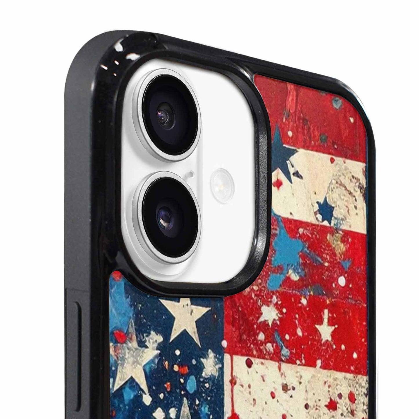 iPhone 17 Case — Patriotic Stars And Stripes Galaxy Space, Original Design Phone Case