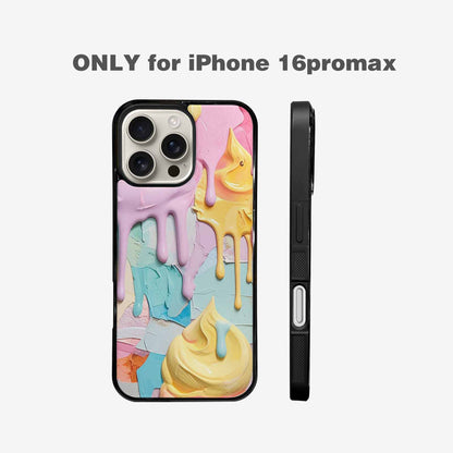 iPhone 16 Pro Max Case — Soft Serve Swirl Monster Characters, Custom Print Case Cover