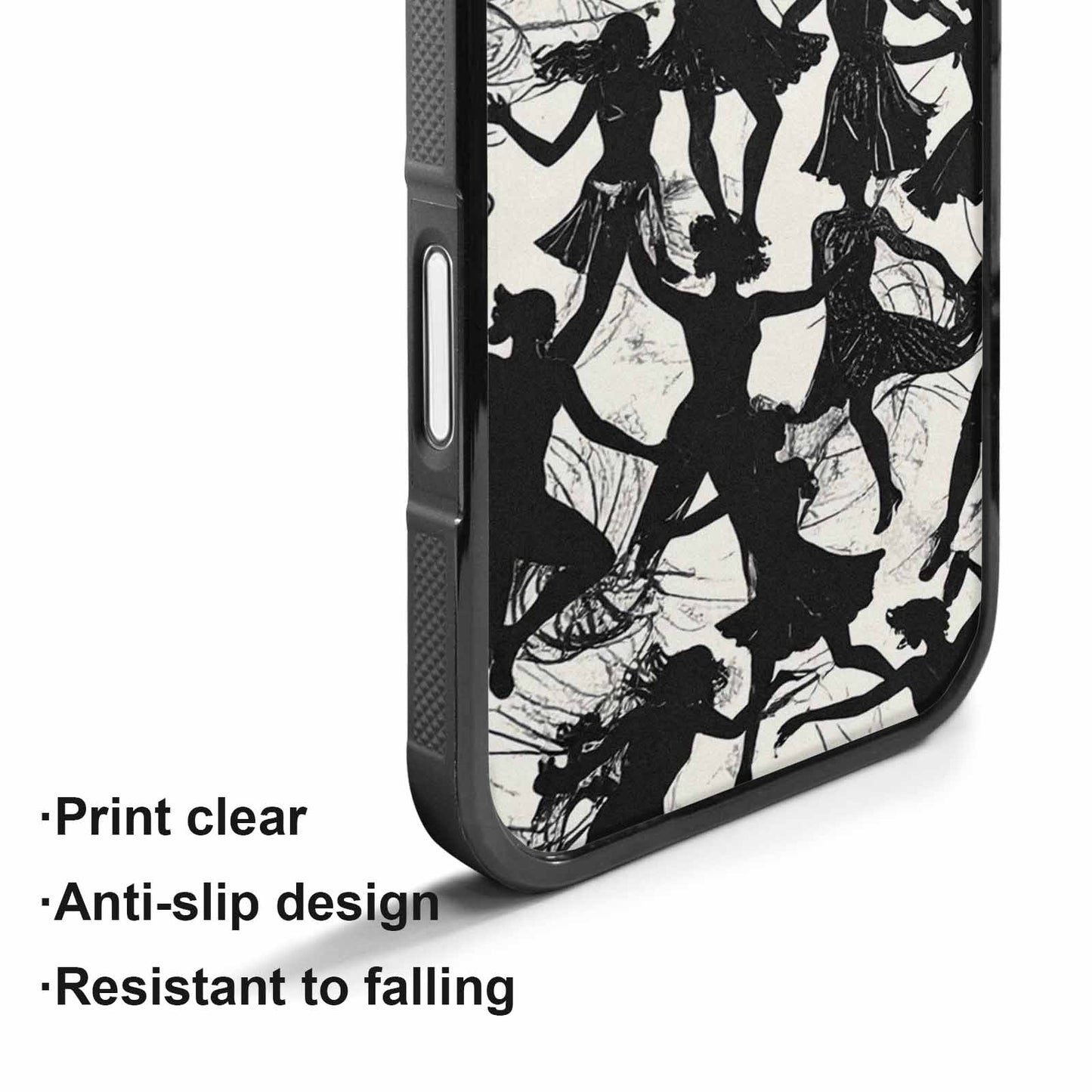 iPhone 17 Case — Bold Dancing Figure Line Original Art, Customized Protective Case