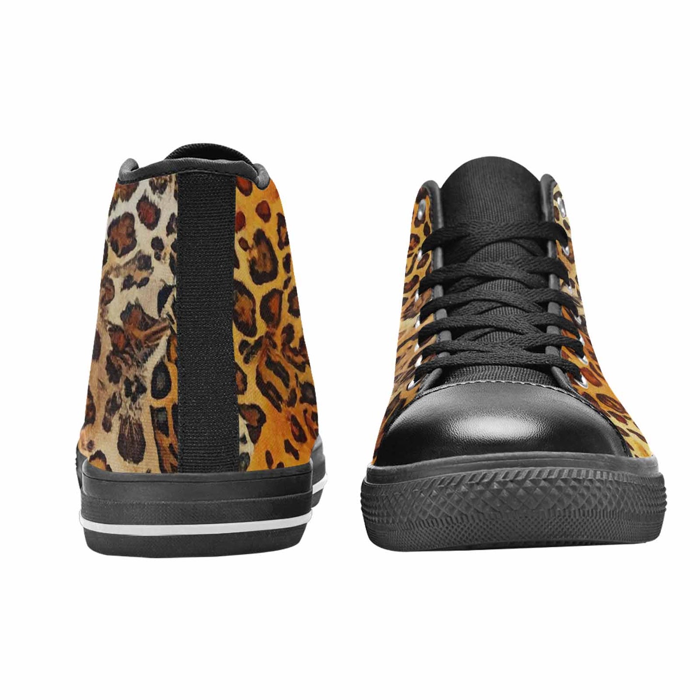 MEN'S Animal Print High Top Canvas Grunge Custom Sneakers