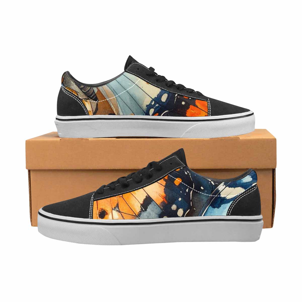 MEN'S Butterfly Wing Canvas Lace-Up Aesthetic Shoes