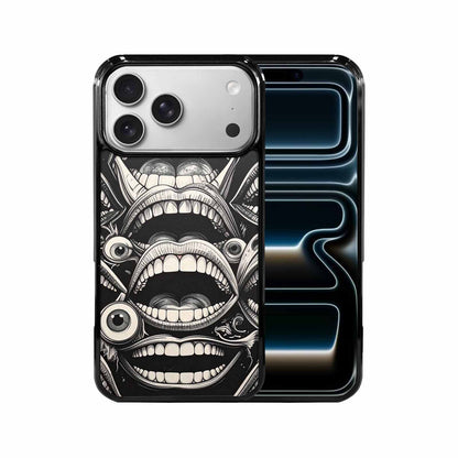 iPhone 17 Pro Max Case — Googly Cartoon Mouths Cartoon Cute, Custom Phone Case