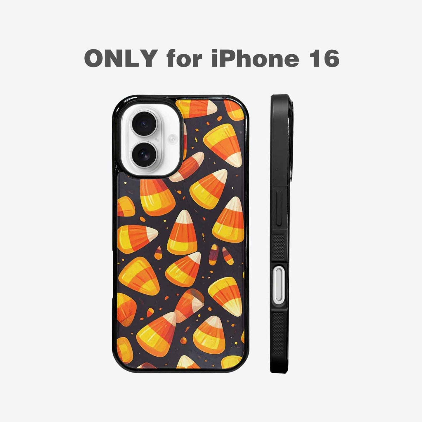 iPhone 16 Case — Halloween Candy Corn, Custom Phone Case