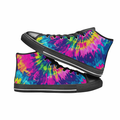 MEN'S Tie Dye - High Top Canvas Vivid Shoes