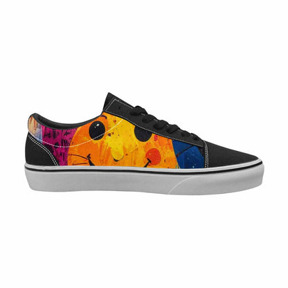 WOMEN'S Smiley Faces Lace-Up Canvas Y2K Shoes