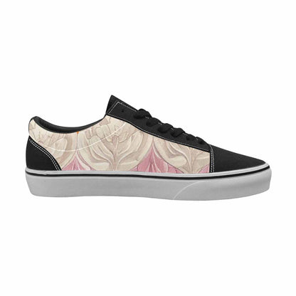 WOMEN'S Lesbian Flag Color Canvas Lace-Up Surreal Custom Sneakers