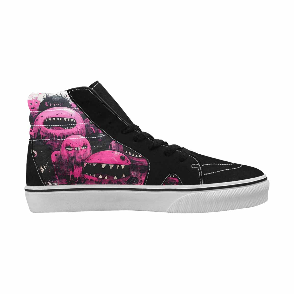 MEN'S Monsters (general) High Top Canvas Grunge Custom Shoes