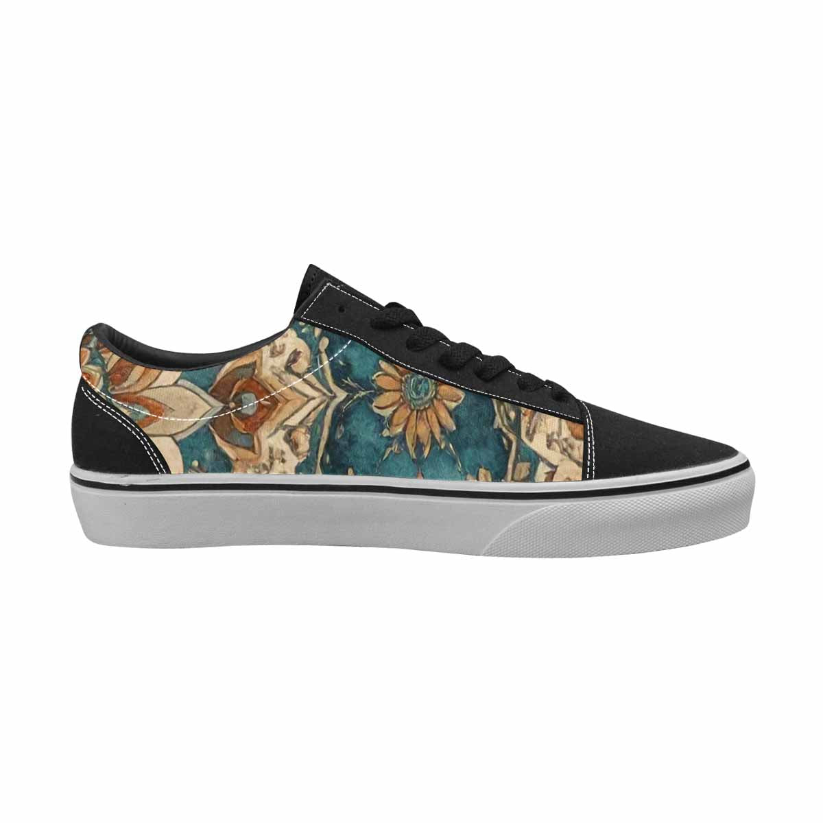 MEN'S Mandala Canvas Lace-Up Vivid Custom Shoes