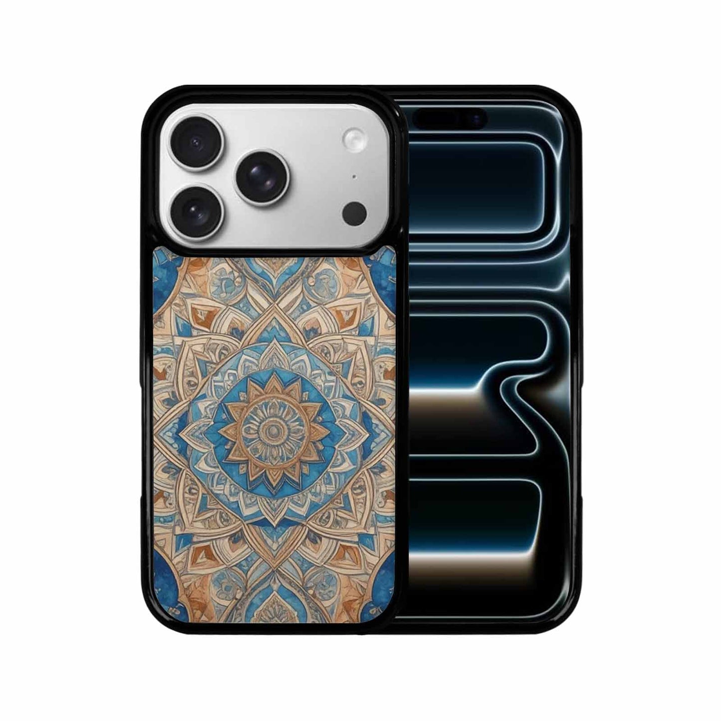 iPhone 17 Pro Case — Small Mandala Pattern Randomly Varying Floral, Custom Phone Case