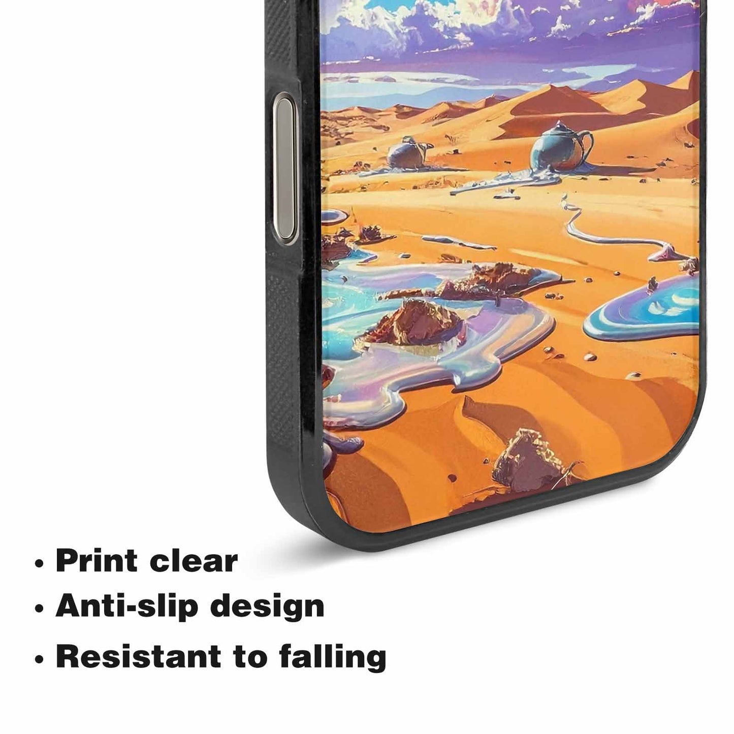 iPhone 16 Pro Case — Surrealist Desert Dreamscape, Unique Phone Case Design