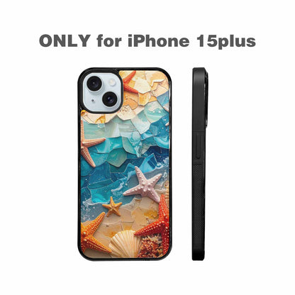 iPhone 15 Plus Case — Starfish Cluster Starfish Cluster Pattern Hundreds, Custom Phone Case