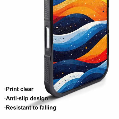 iPhone 17 Pro Max Case — Glossy Winter Wave Cartoon Cute, Unique Phone Case Design
