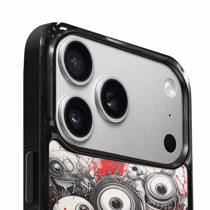iPhone 17 Pro Case — Multi Eye Monster Black Red Original, Custom Phone Case