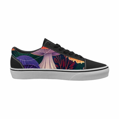 WOMEN'S Mushrooms  Botanical Mushrooms Lace-Up Canvas Dreamcore Custom Shoes