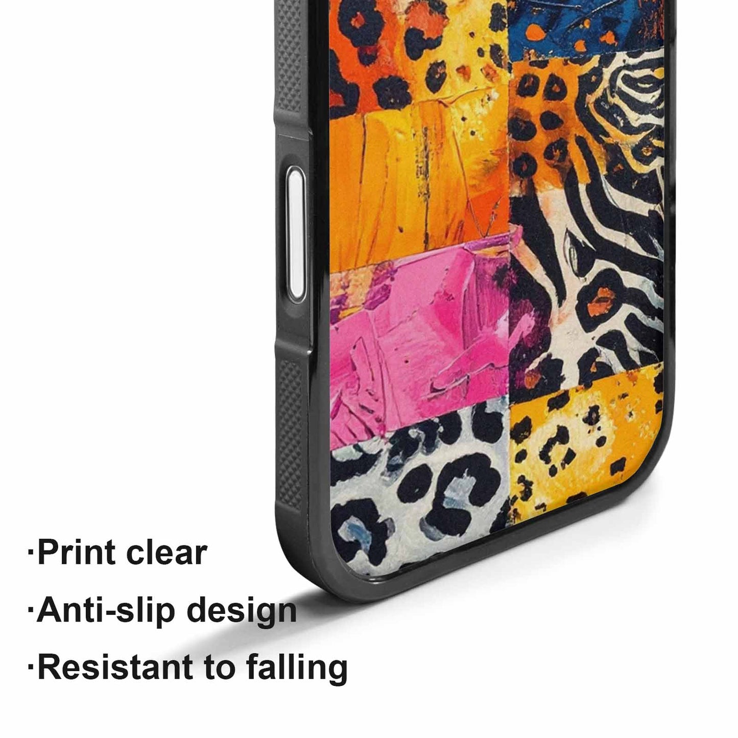 iPhone 17 Case — Full Color Vibrant Animal Print, Custom Designed Case Cover