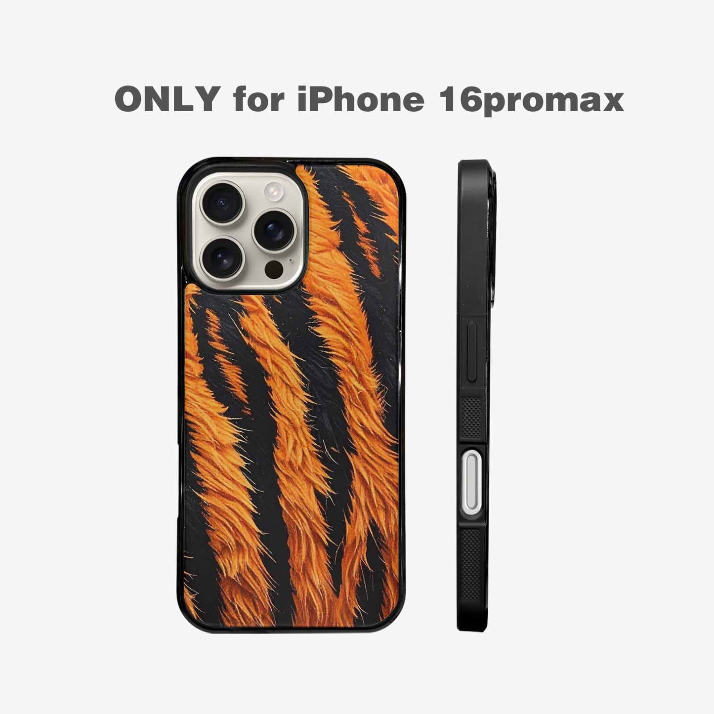 iPhone 16 Pro Max Case — Bold Tiger Stripe, Custom Phone Case