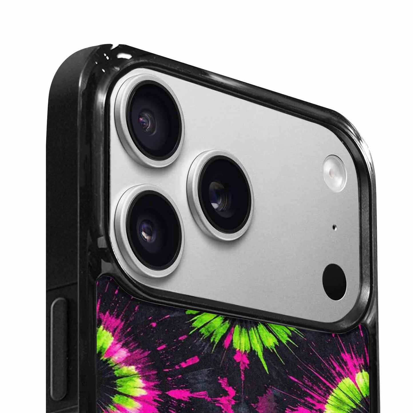 iPhone 17 Pro Max Case — Acid Wash Tie Dye Neon Tie, Custom Art Phone Cover