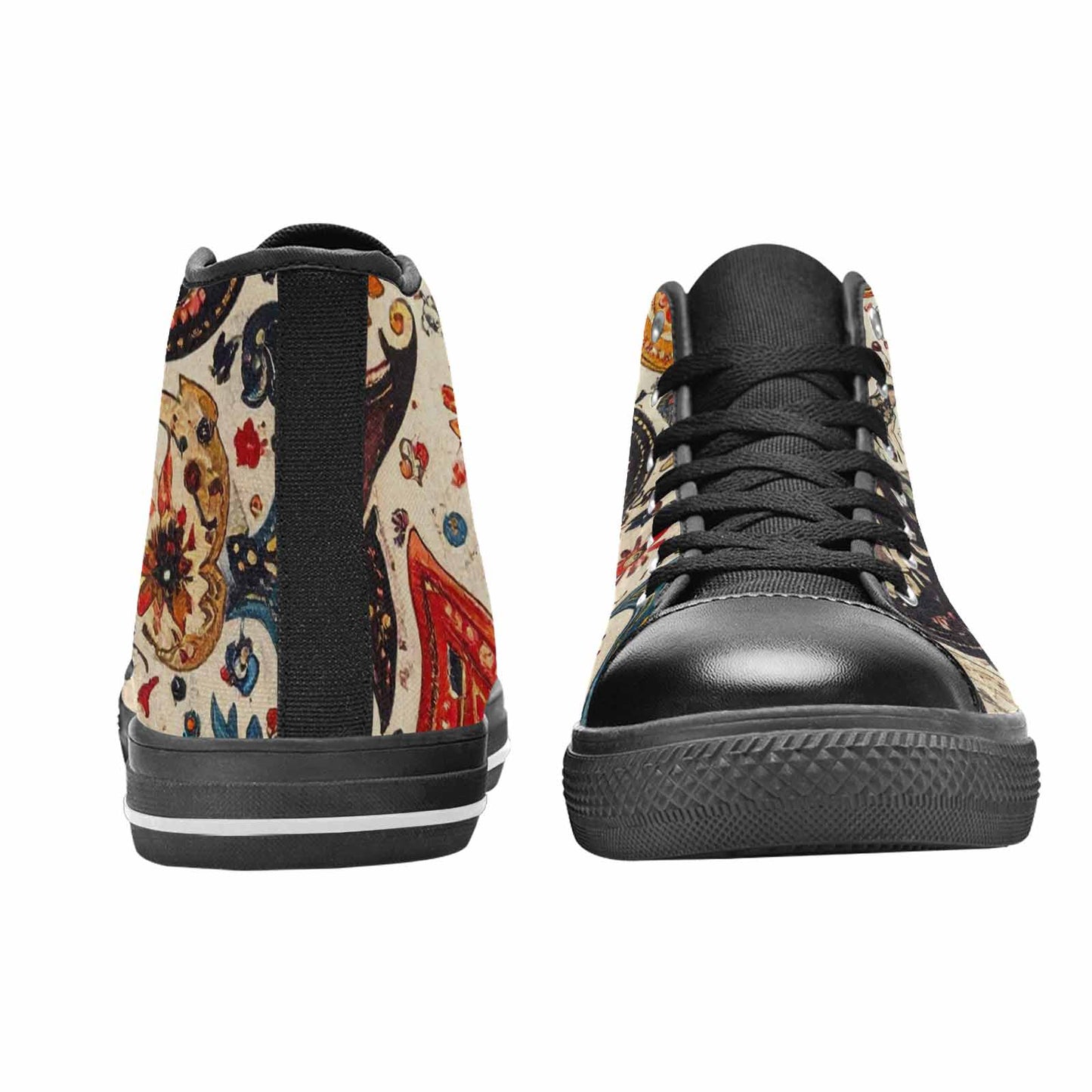 MEN'S Paisley Bandana High Top Canvas Aesthetic Shoes