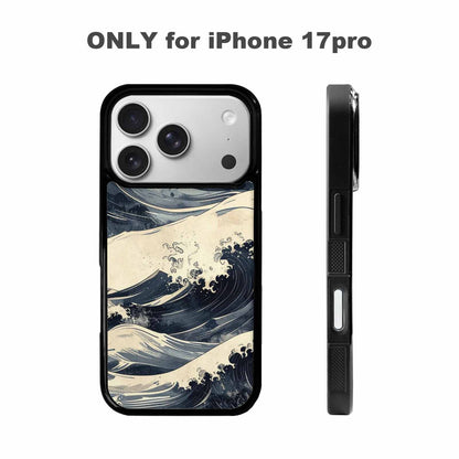 iPhone 17 Pro Case — Vintage Americana Wave Retro Vintage, Custom Phone Case