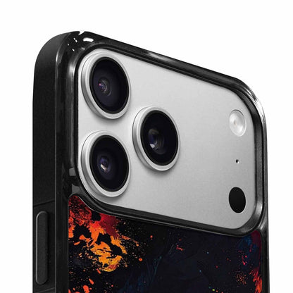 iPhone 17 Pro Case — Color Style Deep Blacks Animal Print, Custom Art Phone Cover