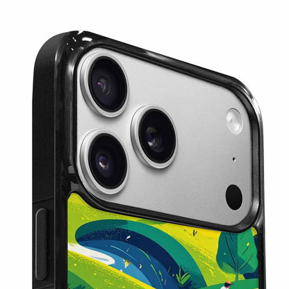 iPhone 17 Pro Case — Golf Cartoon Art Pattern Cartoon Cute, Custom Phone Case