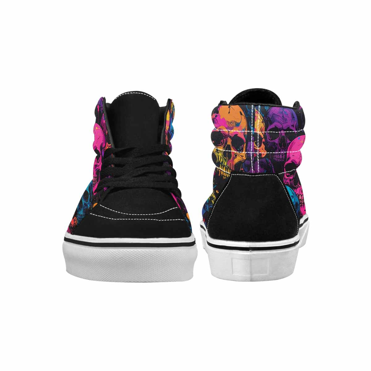 MEN'S 1000s Skulls Digital Camo High Top Canvas Aesthetic Custom Shoes