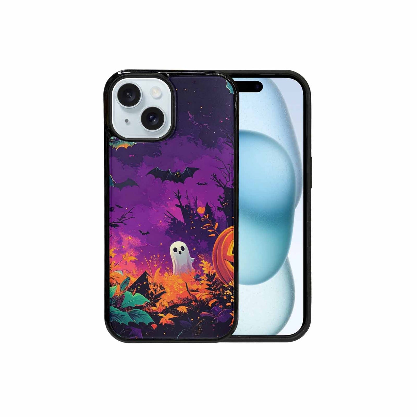 iPhone 15 Case — Halloween Print, Custom Art Phone Cover