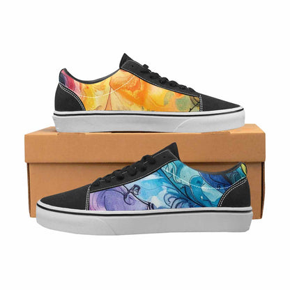WOMEN'S Tie Lace-Up Canvas Grunge Custom Shoes