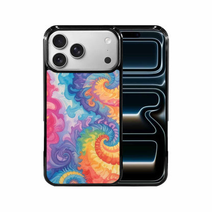 iPhone 17 Pro Max Case — Tie Dye Swirls Tie Dye Tie, Custom Designed Case Cover
