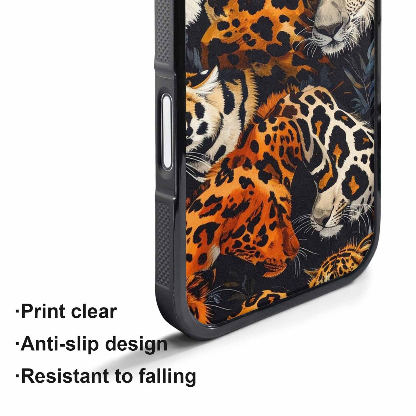iPhone 17 Pro Max Case — Small Animal Print Pattern, Animal Print, Custom Phone Case