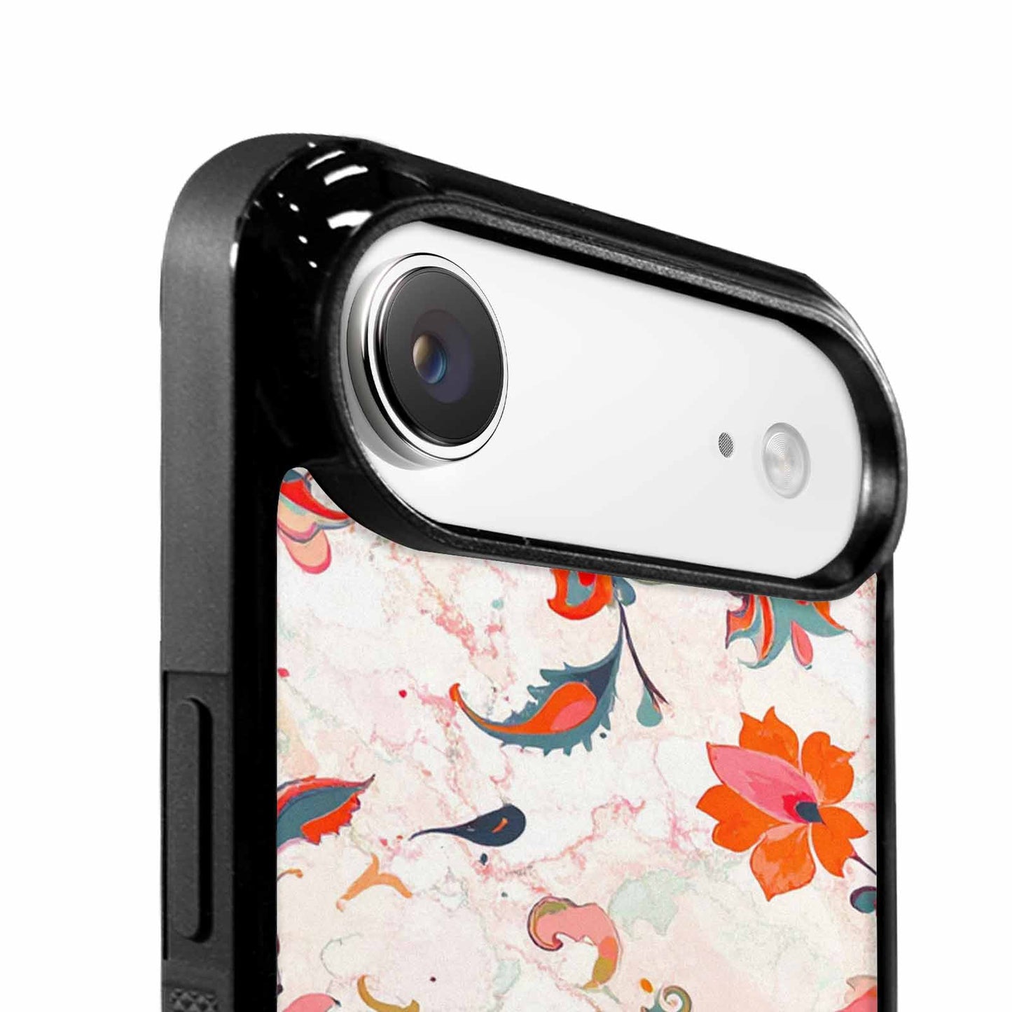 iPhone 17 Air Case — Marble Floral, Unique Phone Case Design